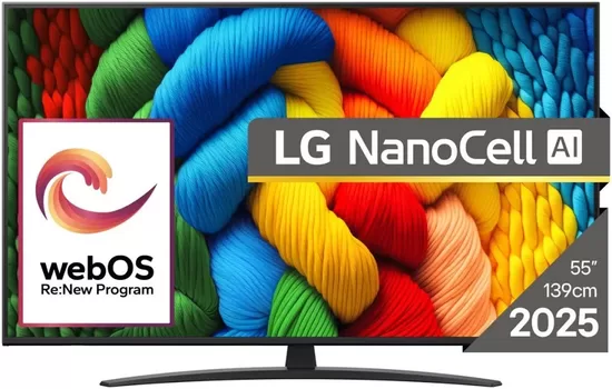 LG 55NANO81A3A 55inch 4K NanoCell TV