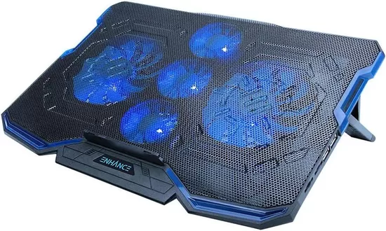 NATEC NHG-1411 Genesis Laptop Cooling Pad OXID 15.6-17.3inch 5 fans LED Light USB