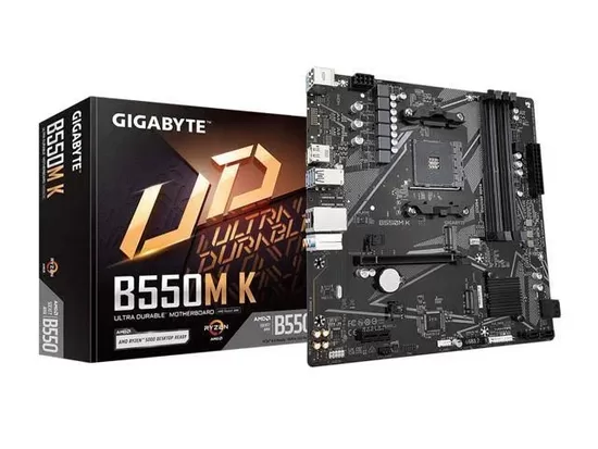 GIGABYTE B550M K AM4 4xDDR4 mATX HDMI DP USB MB