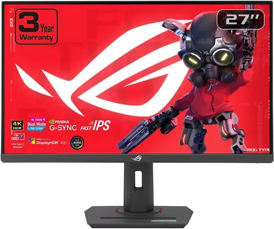 ASUS ROG Strix XG27UCG 27inch IPS UHD 16:9 160Hz 350cd/m2 1ms HDMI DP USB-C Black/Aura Sync