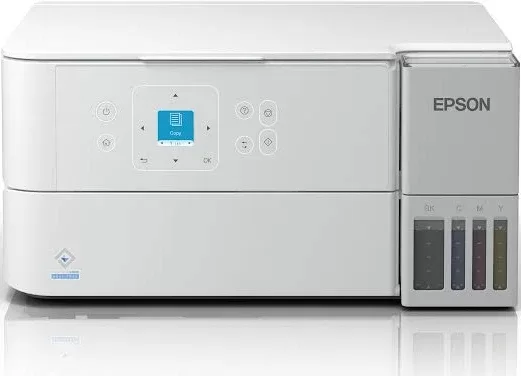 EPSON EcoTank L4366 MFP White 33/20ppm A4 Wi-Fi Duplex All-in-One Ink Tank Print Scan Copy