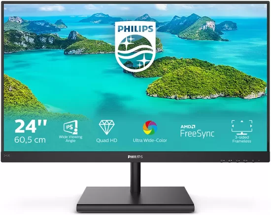 PHILIPS 245E1S/00 Monitor 23.8inch panel IPS HDMI/DP