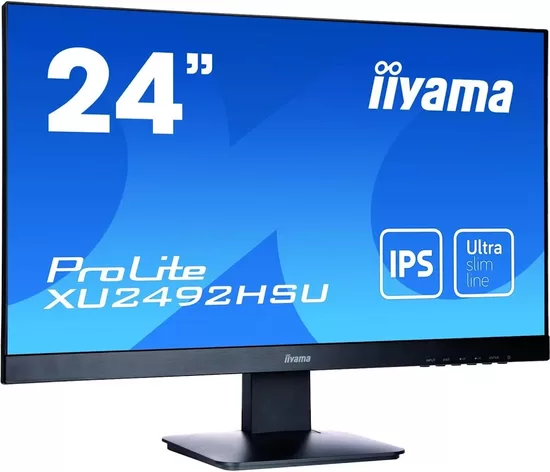 IIYAMA XU2492HSU-B6 24inch ETE IPS-panel FHD 100Hz 250cd/m2 0.4ms MPRT FreeSync HDMI DP Speakers USB-HUB (P)