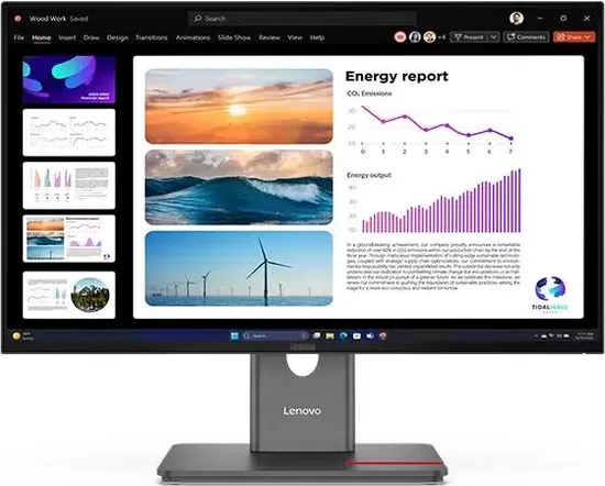 LENOVO ThinkVision P24Q-40 23.8inch 2560x1440 IPS 120Hz Daisy Chain USB-C 15W Factory calibrated panel Epeat Gold TCO10