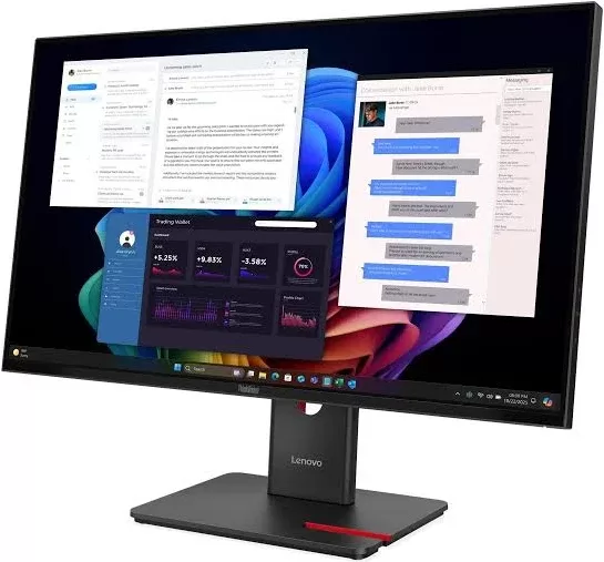 LENOVO ThinkVision T27UD-40 27inch IPS 16:9 3840x2160 60Hz 350cd/m2 1500:1 4ms 1xHDMI 2.1 1xDP 1.4 USB HUB 1xRJ45 99 sRGB 3y