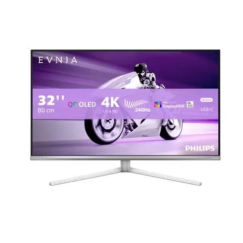 PHILIPS 32M2N8900/00 32inch UHD OLED 240Hz 250cd/m2 0.03ms 2xHDMI2.1 DP USB Type C PD90W Speakers Height Adj.