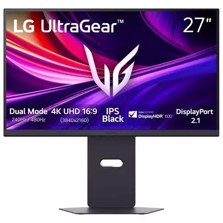 LG UltraGear 27G850A-B.AEU 27inch Nano IPS UHD 4K 16:9 240Hz 450cd/m2 1ms 2xHDMI DP Black USB 3.2