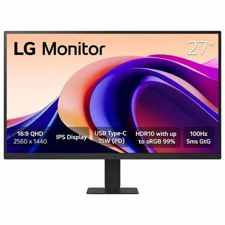 LG 27U631A-B.AEUQ 27inch QHD IPS Monitor with USB-C