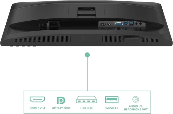 AOC 24P4U 23.8inch FHD IPS 120Hz 4ms HDMI DP USB 3.2x4 Height