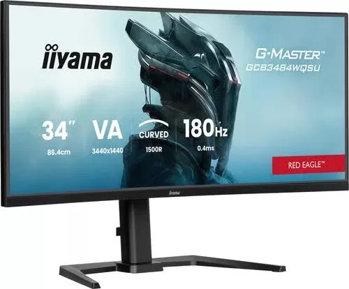 IIYAMA GCB3484WQSU-B1 34inch VA 3440x1440 500cd/m2 0.4ms 2xHDMI 2xDP USB