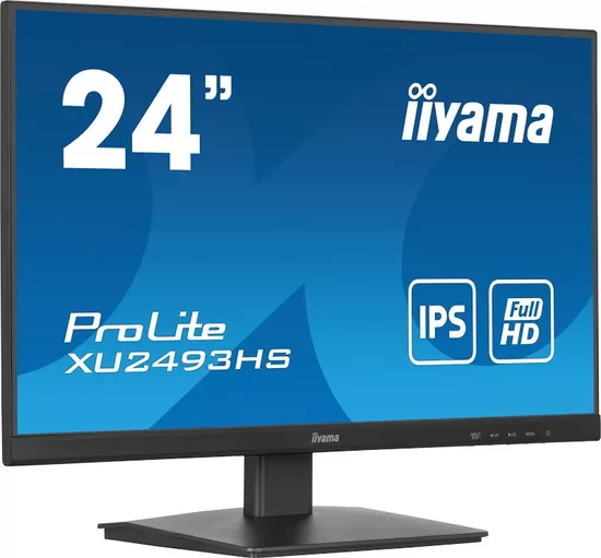IIYAMA XU2493HS-B6 24inch ETE IPS-panel FHD 100Hz 250cd/m2 HDMI DP Speakers (P)