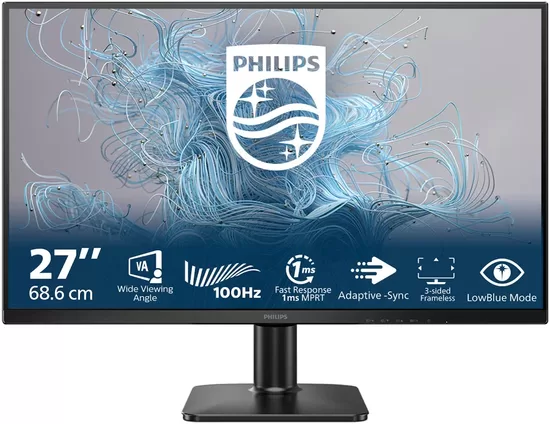 PHILIPS 27E2N1100L/00 27inch 1920x1080 100Hz HDMI D-Sub Black