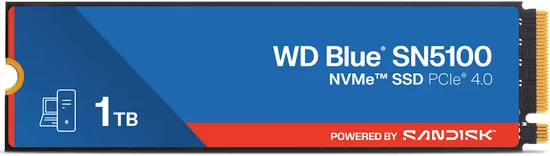WD Blue SN5100 NVMe SSD 1TB M.2 POWERED BY SANDISK