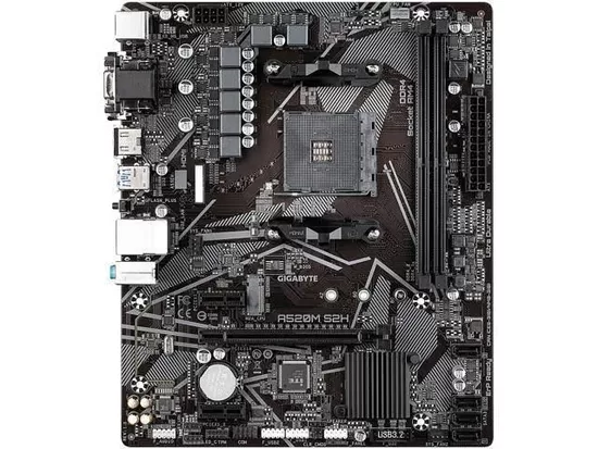 GIGABYTE A520M S2H AM4 DDR4 1xM.2 4xSATA mATX MB