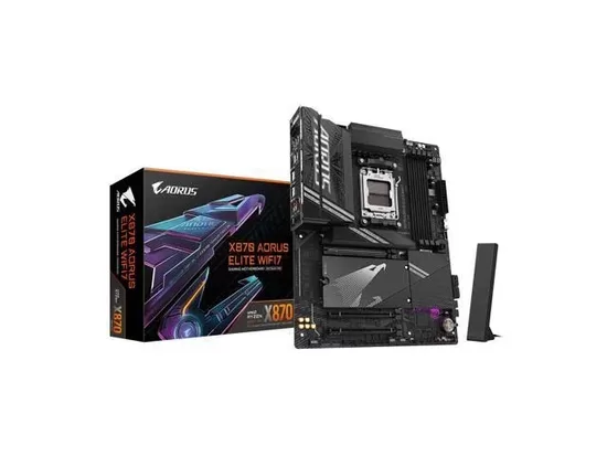 GIGABYTE X870E A ELITE WIFI7 AM5 4xDDR5 ATX 2xHDMI USB WIFI MB