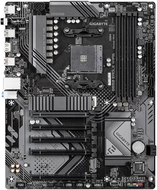 GIGABYTE B550 EAGLE WIFI6 AM4 4xDDR4 ATX HDMI USB MB