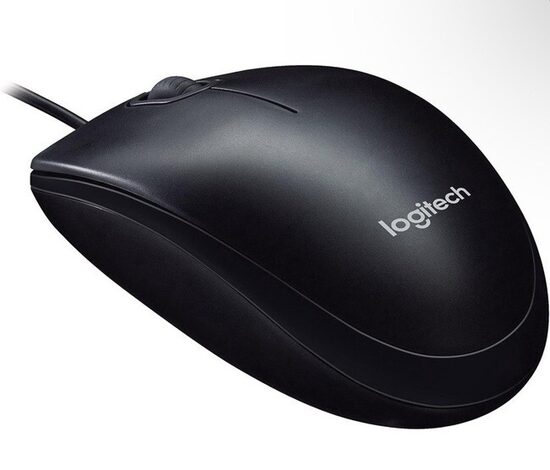 LOGITECH M90 Mouse right and left-handed optical wired USB