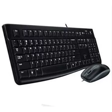LOGITECH K120 Corded Keyboard black USB - EER (US)