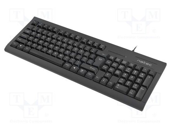 NATEC keyboard with ID Card Reader Moray US layout