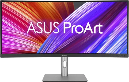 ASUS ProArt Display PA34VCNV Curved Professional Monitor 34.1inch IPS 21:9 3440x1440 3800R Curvature 100 sRGB / Rec.709 Color