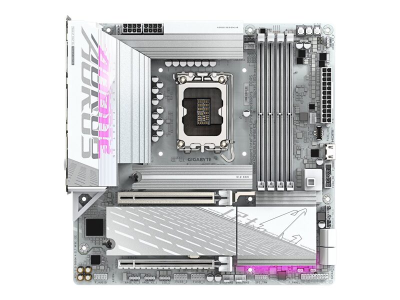 GIGABYTE B860M A ELT WF6E ICE LGA1851 MB