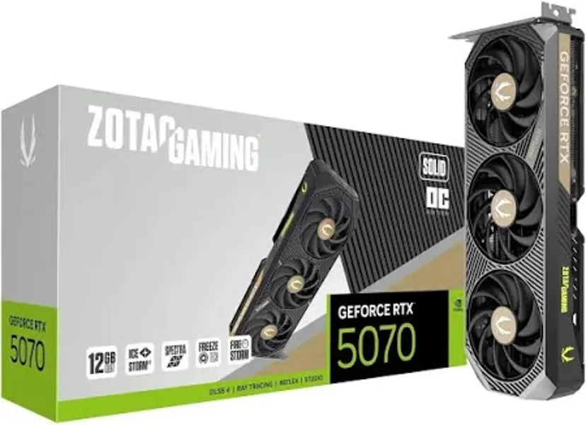 ZOTAC GAMING GeForce RTX 5070 SOLID OC 12GB GDDR7